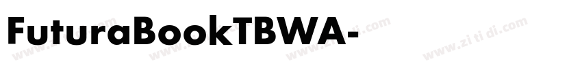 FuturaBookTBWA字体转换