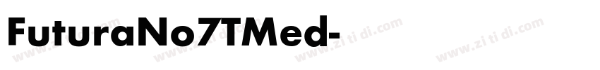 FuturaNo7TMed字体转换