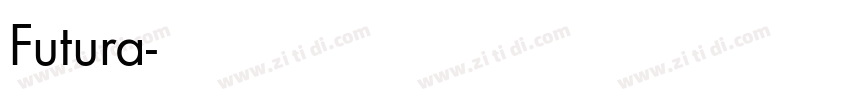 Futura字体转换