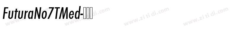 FuturaNo7TMed字体转换