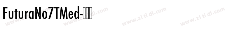 FuturaNo7TMed字体转换