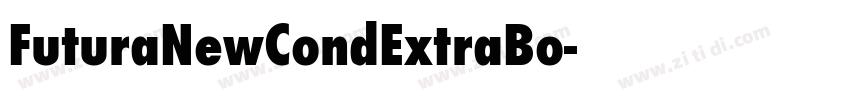 FuturaNewCondExtraBo字体转换