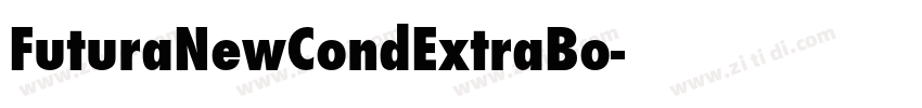 FuturaNewCondExtraBo字体转换