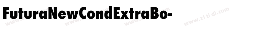 FuturaNewCondExtraBo字体转换