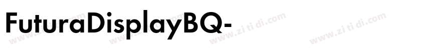 FuturaDisplayBQ字体转换