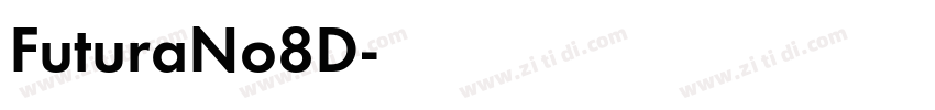 FuturaNo8D字体转换