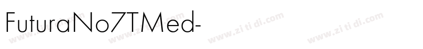 FuturaNo7TMed字体转换