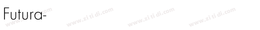 Futura字体转换