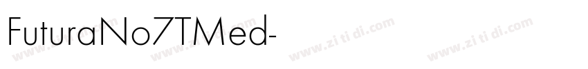 FuturaNo7TMed字体转换