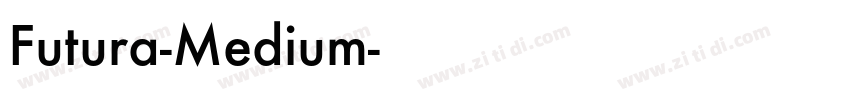 Futura-Medium字体转换