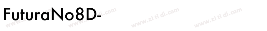 FuturaNo8D字体转换