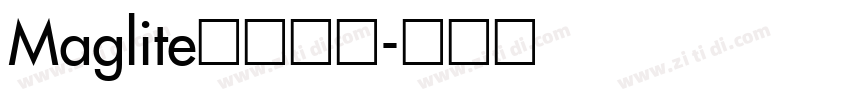 Maglite常规字体字体转换