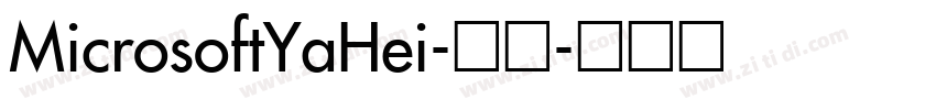 MicrosoftYaHei-常规字体转换