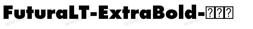 FuturaLT-ExtraBold字体转换