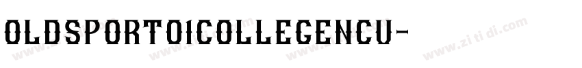 OLDSPORT01COLLEGENCV字体转换