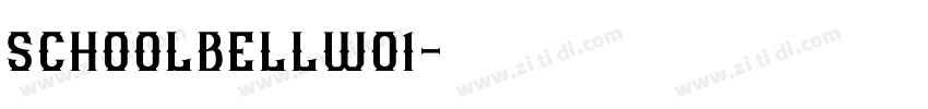 Schoolbellw01字体转换