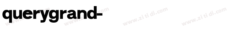 querygrand字体转换