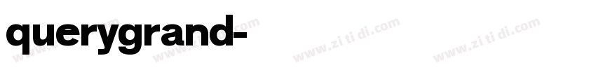 querygrand字体转换
