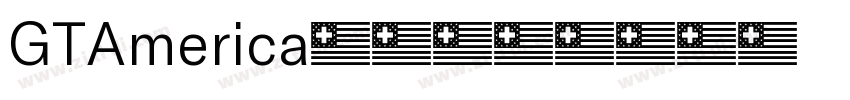 GTAmerica字体下载字体转换