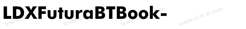LDXFuturaBTBook字体转换