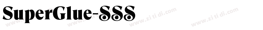 SuperGlue字体转换