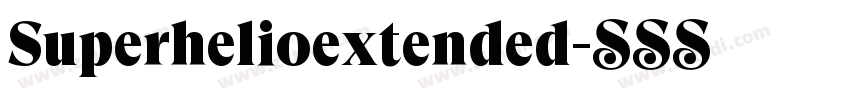 Superhelioextended字体转换