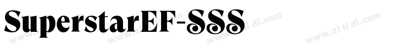 SuperstarEF字体转换