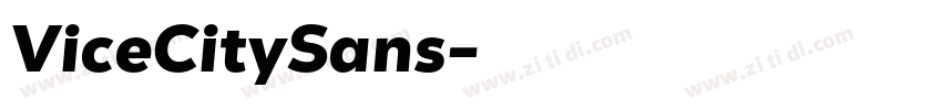 ViceCitySans字体转换