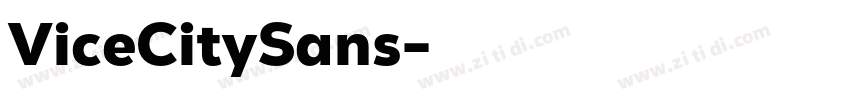 ViceCitySans字体转换