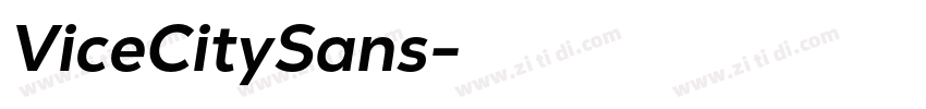 ViceCitySans字体转换
