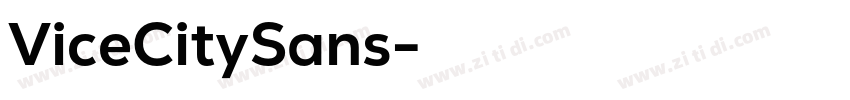 ViceCitySans字体转换