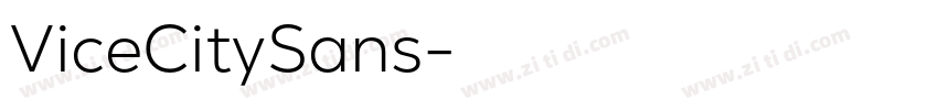 ViceCitySans字体转换