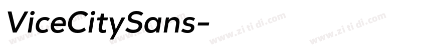 ViceCitySans字体转换
