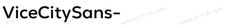 ViceCitySans字体转换