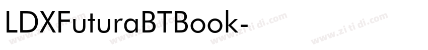 LDXFuturaBTBook字体转换
