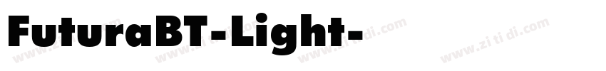 FuturaBT-Light字体转换