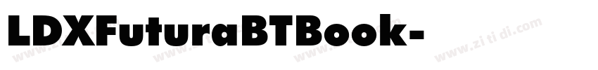 LDXFuturaBTBook字体转换