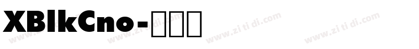 XBlkCno字体转换
