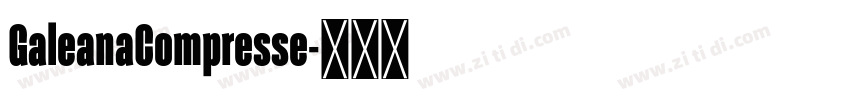 GaleanaCompresse字体转换