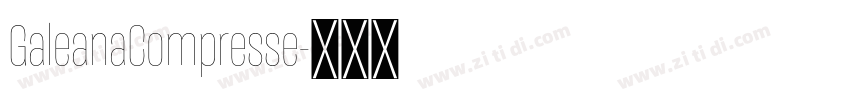 GaleanaCompresse字体转换