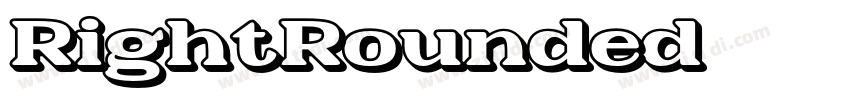 RightRounded字体转换
