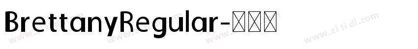 BrettanyRegular字体转换