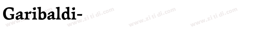 Garibaldi字体转换 Garibaldi字体转换
