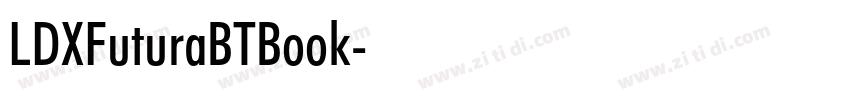 LDXFuturaBTBook字体转换
