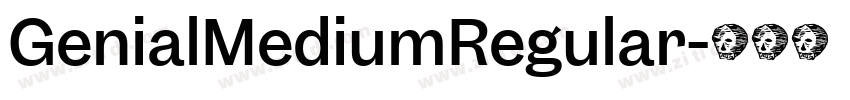 GenialMediumRegular字体转换