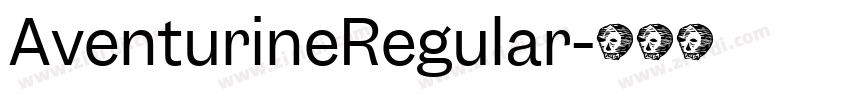 AventurineRegular字体转换