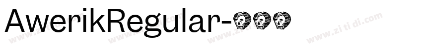 AwerikRegular字体转换