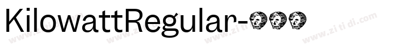 KilowattRegular字体转换