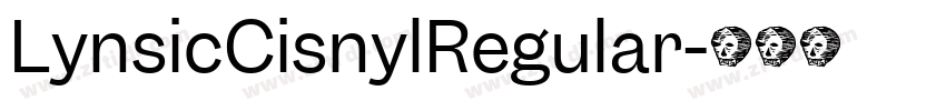 LynsicCisnylRegular字体转换