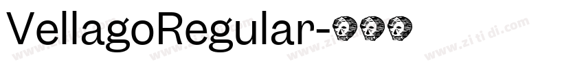 VellagoRegular字体转换